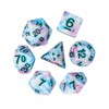 HDdais DND Dice Set, 7PCS Polyhedral Dice Set for Dungeons