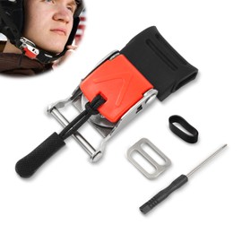 Helmet Quick Release Buckle Kit, Upgraded Motorcycle Helmet Strap Webbing Clip Replacement Bandwidths Up to 0.79in Compatible with D-Ring Helmet Accessories Helmet Attachment (Red)