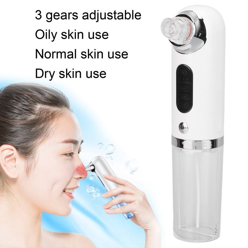 Electric Blackhead Vacuum Machine 3 Gears Blue Purple Light Pores