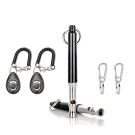 XBD Gears Dog Whistle Adjustable Scale Ultrasonic Dog Whistle for Dog Training, Perfect Dog Whistle for Professional Trainers, Prevents Waste Barking with Clicker and Long and Short Strap with Clip