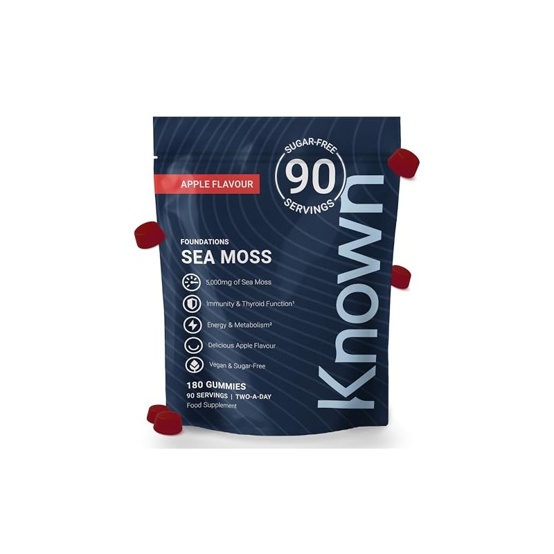 Known Tasty Sea Moss Gummies – 5000mg Sea Moss, Vitamin