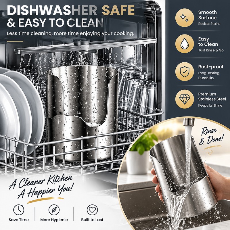 Stainless Steel Pot Lid Holder for Kitchen Countertop Organization –