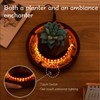 CENTRALEV Magnetic Levitating Plant Pot with LED Light, 360° Rotating