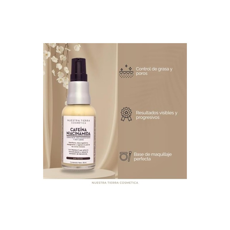Crema Anti-ojeras Con Cafeína 5% Y Niacinamida 4% 35ml