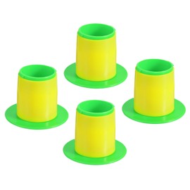 PATIKIL 2 Inch Shrink Wrap Handle, 4pcs Stretch Wrap Dispenser Stretch Film Dispenser Plastic Hand for Furniture Wrapping Moving Packing