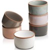 Morandi Color Ramekins Set of 6, 6 oz Creme Brulee