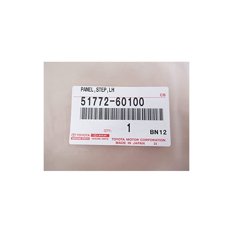 OEM Genuine Lexus Left (Drivers Side) Step Plate Running Board