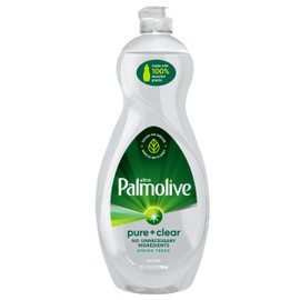 Palmolive Ultra Liquid Dish Soap, Pure and Clear, 32.5 Fl Oz