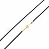 Silver One Faux Leather Choker Men's ra Black [Thin 2mm