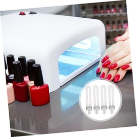 Gatuida 12W Nail Lamp Tube 4pcs UV Light for Gel Nails Salon Quality Replacement for Manicure and Pedicure Compatible