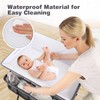 INFANS Baby Changing Table with Wheels, Portable Folding Diaper Station
