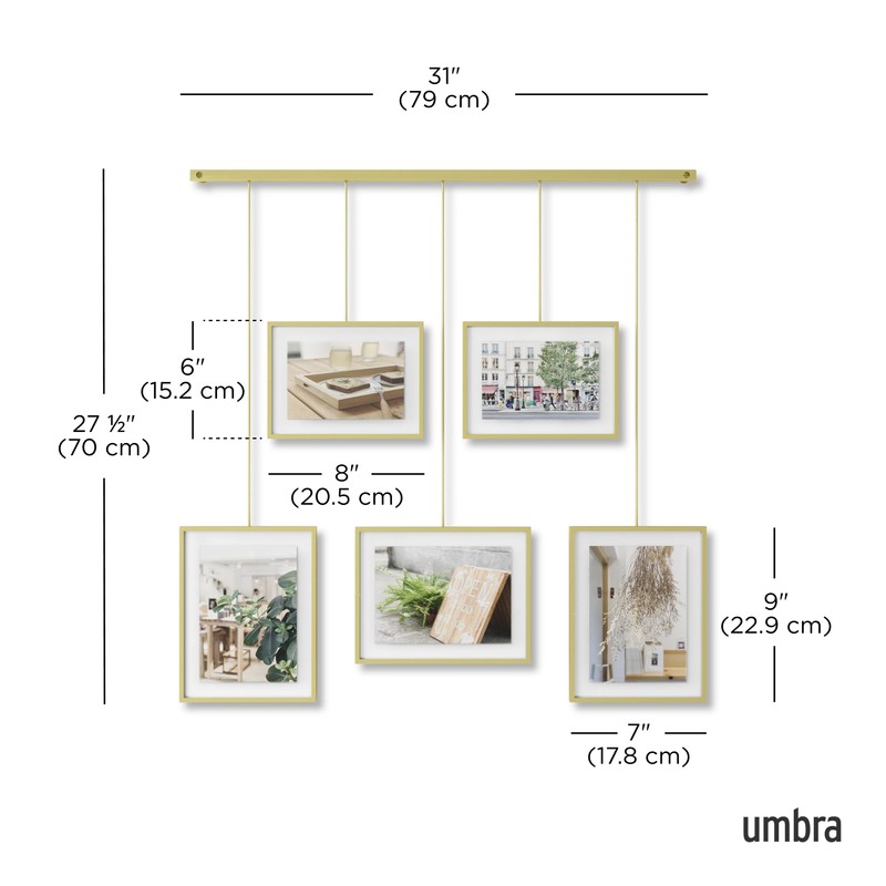 Umbra Exhibit Adjustable Photo Display – DIY Collage Set Mounts