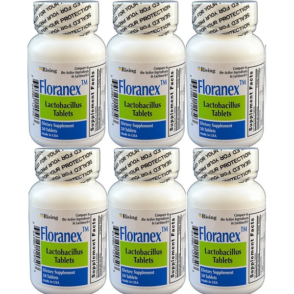 Floranex Probiotic for Colon Health Generic for Lactinex 50 Tablets