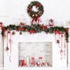 Christmas Bells Decorations Rustic Bells Christmas Garland Banner for Christmas