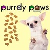 Purrdy Paws Soft Nail Caps for Dog Claws Gold Glitter