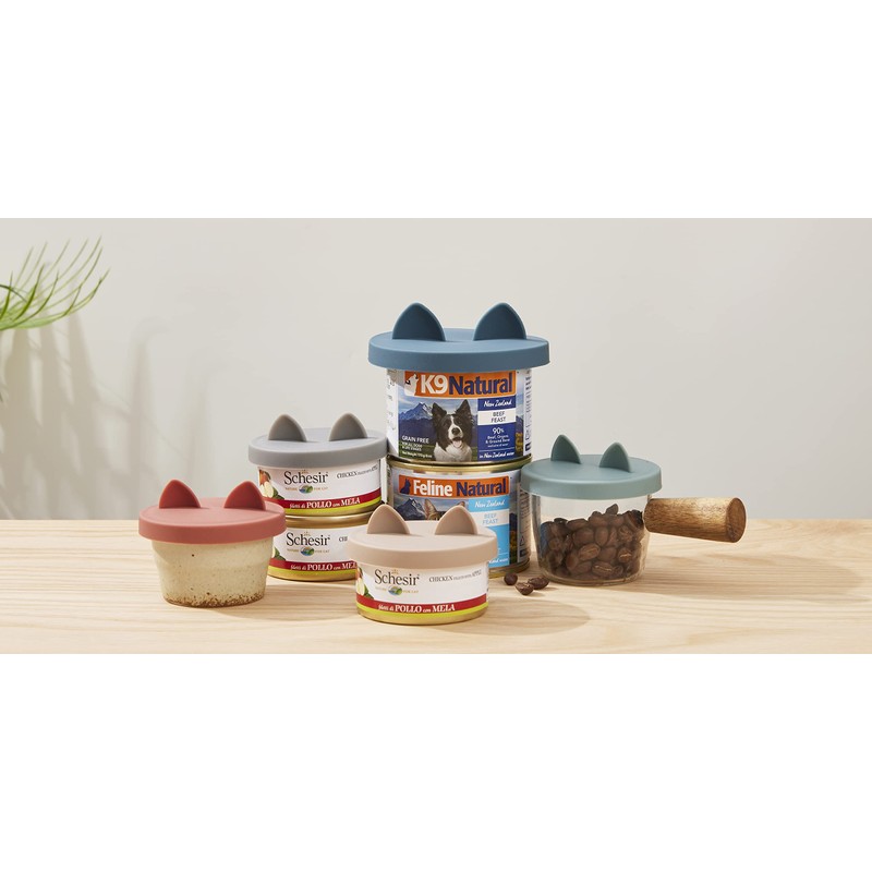 OHMO 2 Pack Dog Food Can Lids, (3,12, 14oz etc.)