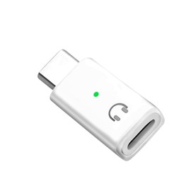 Type C Male to Lightning Headphone Jack Converter, Type-C to Lightning Audio Adapter Male Charging Cable Jack and Other Type C Devices, Not for Charging and Data Transfer