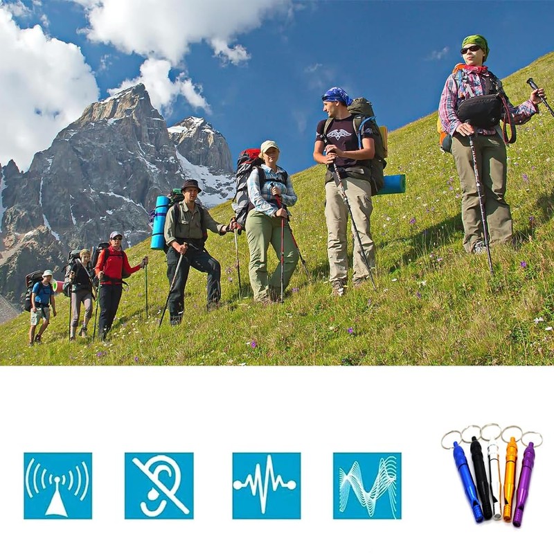 MOCOXYKLXY Emergency Whistle, Emergency Whistle, Rescue Whistle, Outdoors, School, Excursions,