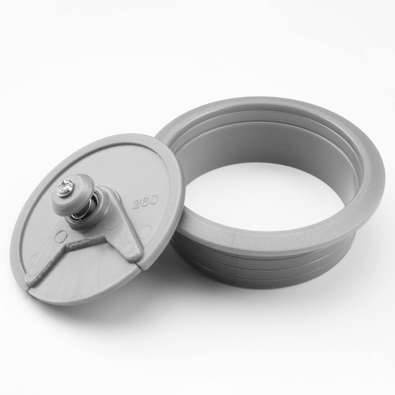 Mprofi MT® 5 x Cable Grommet Desk - Silver Plastic