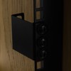 1U Rack Mounting Data Cabinet Recessing Bracket with Cage Nuts