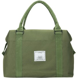 Travel Duffel Bag - Large Shoulder Weekender Overnight Bag, Carry on Bag, Sports Tote Gym Bag for Women, Large Carry On Bag Travel Essentials, Olive Green