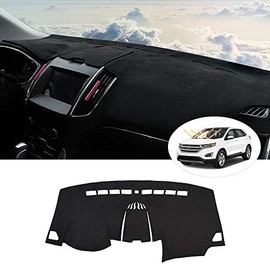 Cartist Flannel Dashboard Cover for Ford Edge 2015-2022 Dash Cover Nonslip Dashboard Mat Protector Sunshade No Glare
