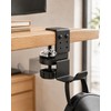 Clamp-On Desk Hook, 360° Rotating Purse and Backpack Hanger