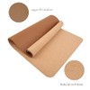 RENMTURE Alfombrilla de mouse rectangular de doble cara extragrande, corcho