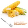 iplusmile Stainless Steel Corn Peeler Tool Easy Clean Corn Remover
