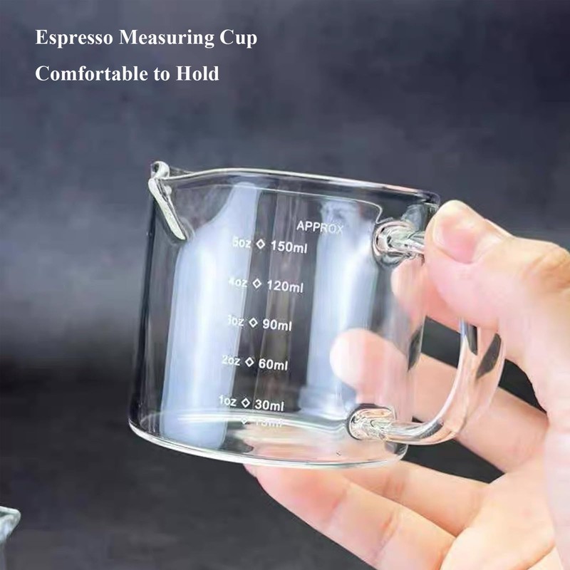 Espresso Shots Cup 5OZ Glass Measuring Cup Espresso Shot Glass
