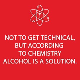 Paperproducts Design Funny Cocktail Napkins - Decorative Paper Beverage Napkins for Bar, Birthdays, Parties, Gifts, Celebrations - 5" x 5" Pack of 20 - Alcohol Solution