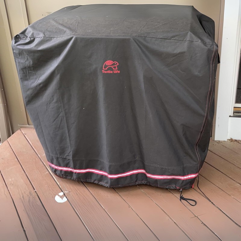 Turtle Life BBQ Grill Cover, 46 Inch Heavy Duty Waterproof
