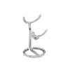 Becker MANICURE Shaving Shop Shaving Brush Holder Mount Silver Colours, HORIZONTAL 1 Pieces