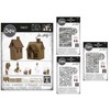 Tim Holtz Sizzix Village Collection Thinlits Dies, Bundle of 87