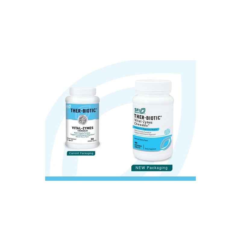 Klaire Labs Vital-Zymes Complete Supplement, 120 Count