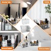 HEKOBAG Pack of 2 Cosmetic Storage Boxes Plastic Make Up