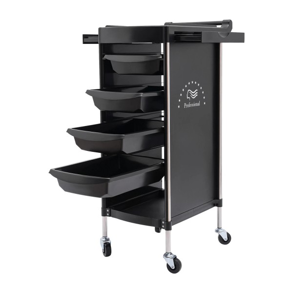 Unbranded 6-Tier Salon Trolley Cart with Wheels, 4 Drawers, Hair