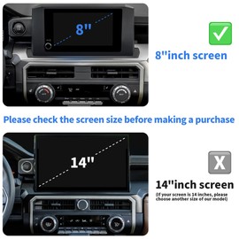 Polodunn Accessories for Toyota Tacoma 2024 2025 & 4Runner 2025 with 8’’Screen - 4WD Trailer Gear Switch, A/C Ctrl, Volume Adjustment Knob Cover, Push Start Button Cover/Ring 6pcs/Set (Blue)