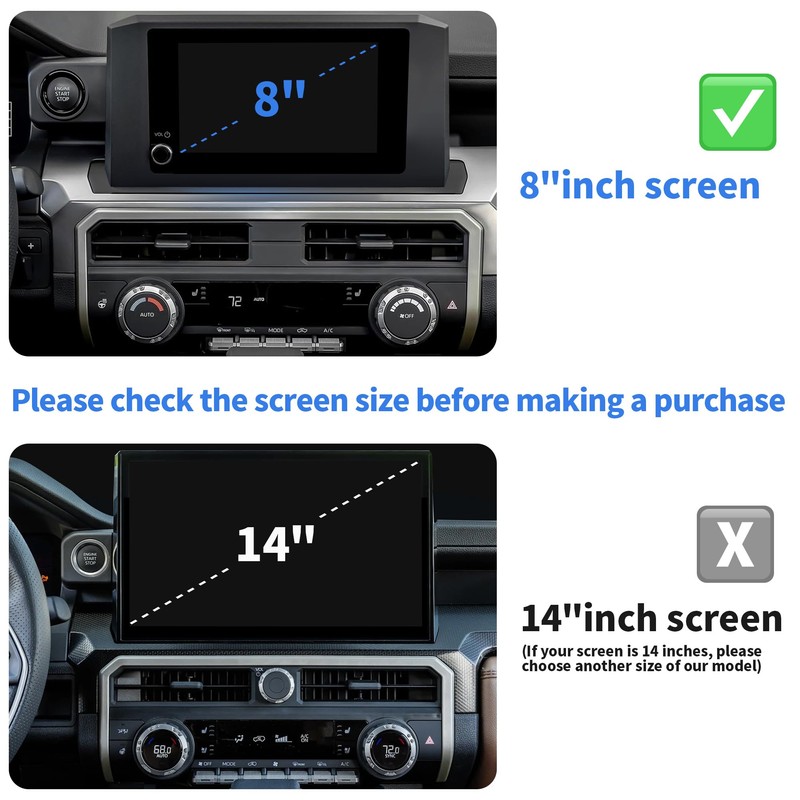 Polodunn Accessories for Toyota Tacoma 2024 2025 & 4Runner 2025