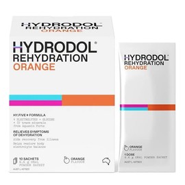 Hydrodol Rehydration Powder Orange Sachets 6.6g X 10