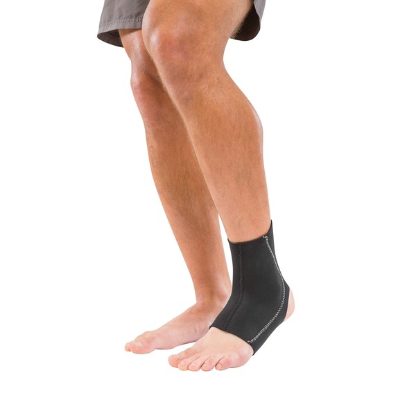 Mueller Ankle Support Sleeve, For Men and Women, Black, Small, 1 Pack