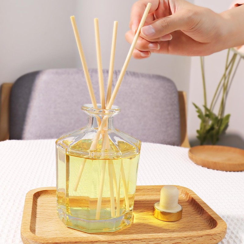 L'odeur Vill Reed Diffuser, 8.5 Oz(250ml) Fresh Linen Bathroom Diffuser