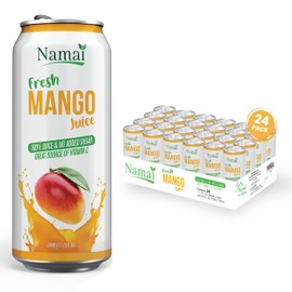 Namai Pure Mango Fruit Juice, No Added Sugar, 24-Pack