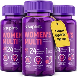 Multivitamin Capsules High Dose for Women - A-Z Complex with Vitamin B6, Iron, Zinc & Vitex - 60 Vegan Capsules - Premium Multivitamin - All in One Vitamins for Women (3)