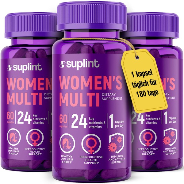 Multivitamin Capsules High Dose for Women - A-Z Complex with