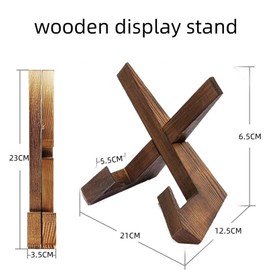 DAIYEE Cookbook Holder Recipe Book Display Stand Wooden Cookbook Stand Farmhouse Cook Book Stand for Cooking Cookbook and Recipe Holder for Kitchen Counter