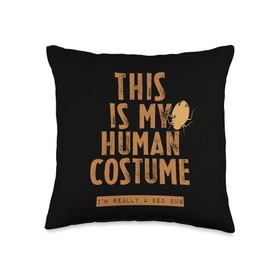 This Is My Bed Bug Costume Insect Pest Control Bug Killer Throw Pillow
