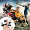 Mcvcoyh 4 個入 指サポーター 指保護 フ手指【全ての指にフイット】固定用金属プレート内蔵