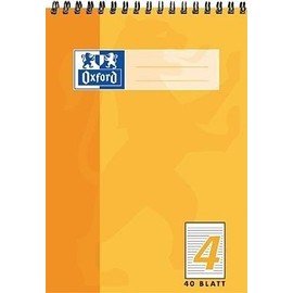 Oxford 100050387 Spiral A5 Writing Pad Lines – 40 Sheets 90 g/m²