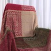 ele ELEOPTION Chenille Throw Blanket, Jacquard Tassels Throw Blanket Sofa